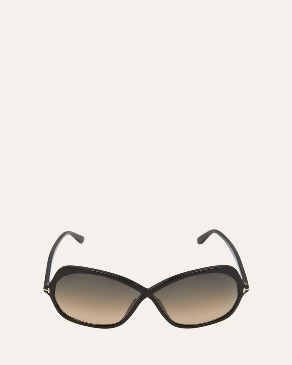 Gradient Acetate Butterfly Sunglasses